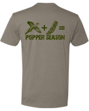 Popper Season Dove shirt