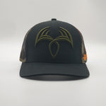 Army camo mesh symbol snapback