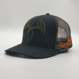 Army camo mesh symbol snapback