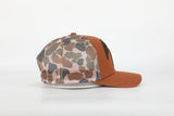 Old school camo symbol snapback