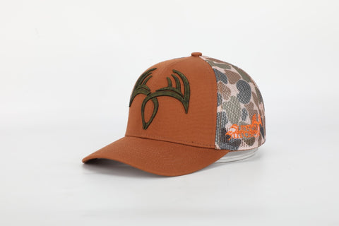 Old school camo symbol snapback