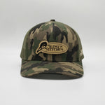 Woodland Camo Turkey logo patch snapback