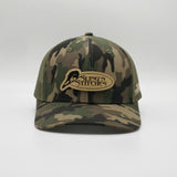 Woodland Camo Turkey logo patch snapback