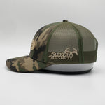 Woodland Camo Turkey logo patch snapback