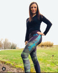 Army camo/Teal leggings