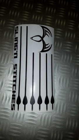 Arrow Flag decal